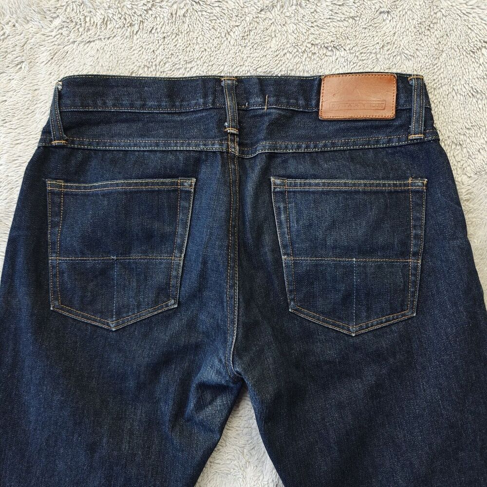 Tellason Dark Blue Straight Men Jeans - Picture 10 of 14